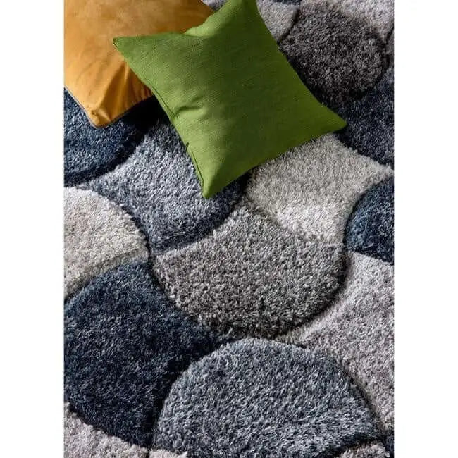 3D Carved Rug Geometric Design - Rugs