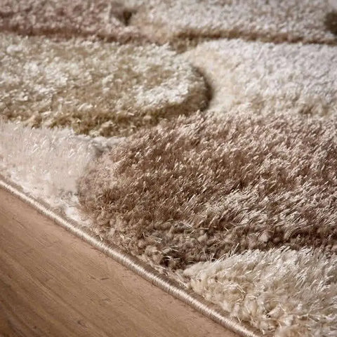 3D Carved Rug Geometric Design - Rugs