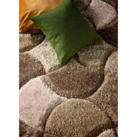 3D Carved Rug Geometric Design - Rugs