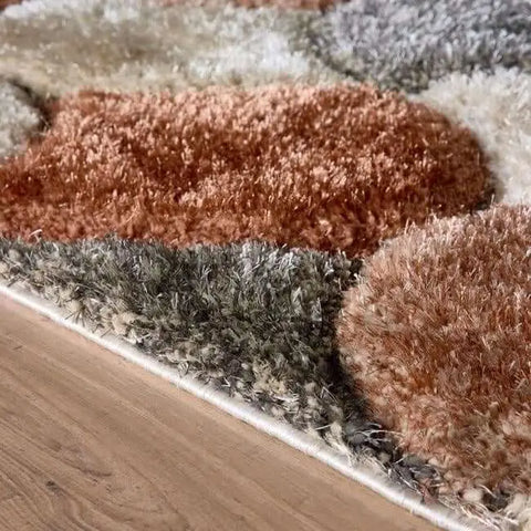 3D Carved Rug Geometric Design - Rugs