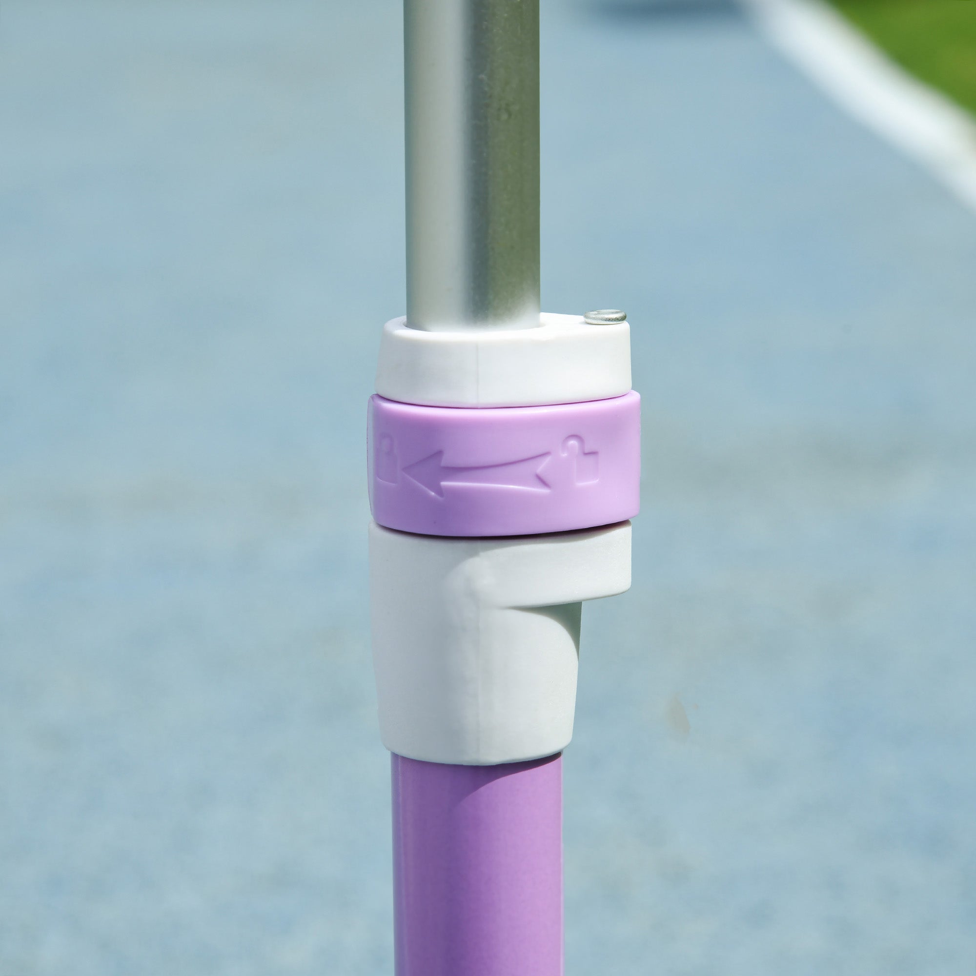 AIYAPLAY Kids 3 Wheel Scooter for 2-6 Years Old w/ Adjustable Height, LED Light, TPE Handlebar, Purple