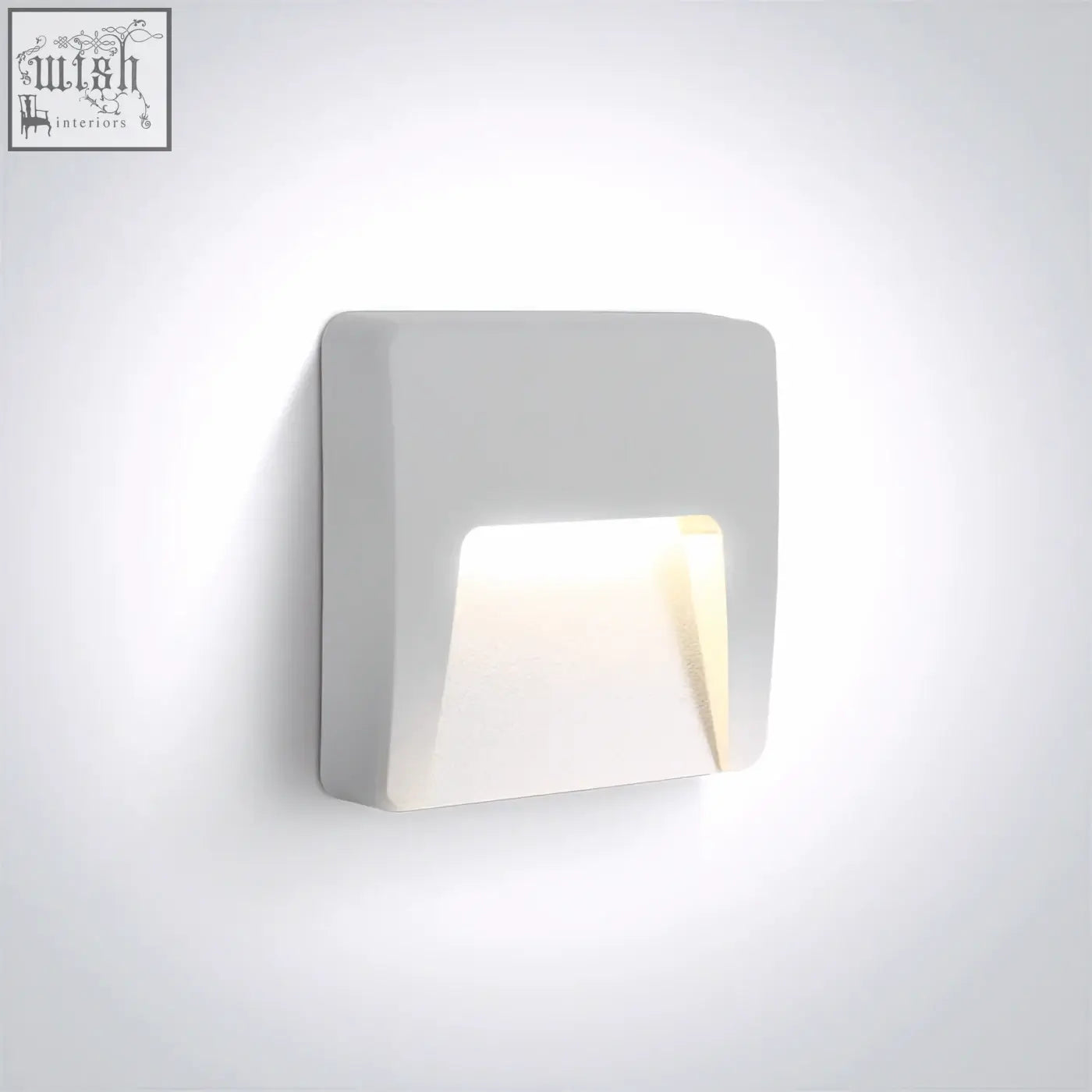 Modern white 3w cct variable led wall light with warm glow recessed panel ip65 for indoor outdoor use