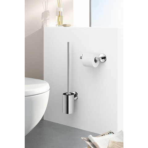 Zack Scala Polished Stainless Steel Toilet Roll Holder - Premium Minimalist Design