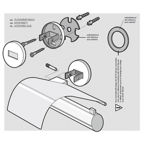 Zack Scala Polished Stainless Steel Covered Toilet Roll Holder - Premium Protection & Style