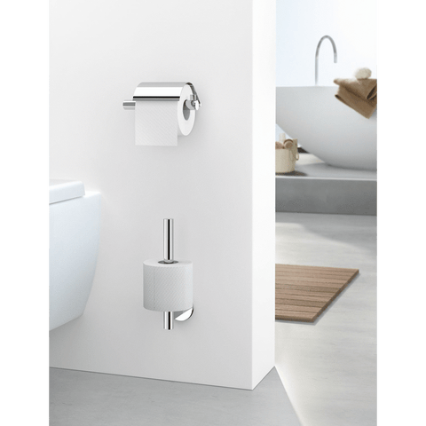 Zack Scala Polished Stainless Steel Spare Toilet Roll Holder - Premium Bathroom Organisation