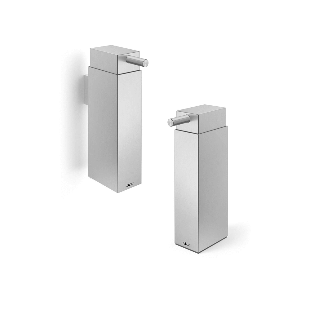 Zack Linea Soap & Lotion Dispenser | Brushed Stainless Steel