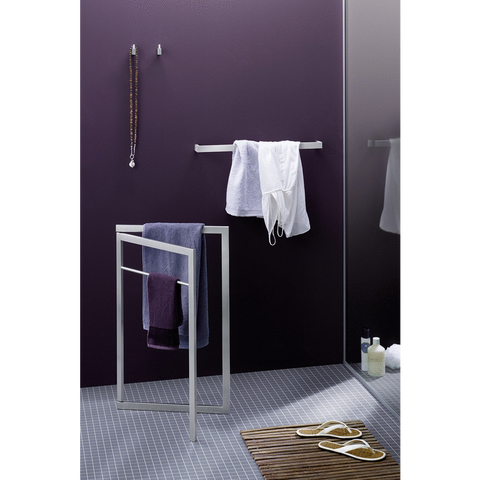 Zack Linea Brushed Stainless Steel 61.5 cm Towel Rail 40388