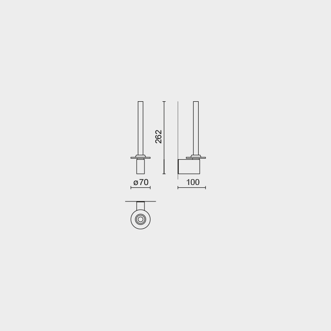 Zack Atore Premium Brushed Stainless Steel Spare Toilet Roll Holder | German Engineering