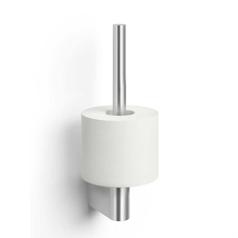 Zack Atore Premium Brushed Stainless Steel Spare Toilet Roll Holder | German Engineering