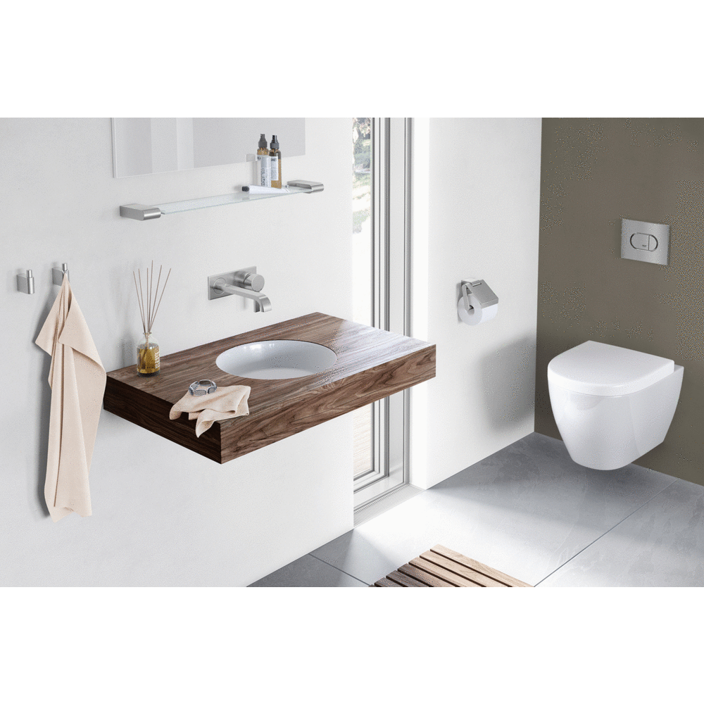 Zack Atore Brushed Stainless Steel Towel Hook 40419