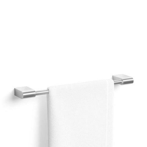 Zack Atore Brushed Stainless Steel 50 cm Towel Rail 40421