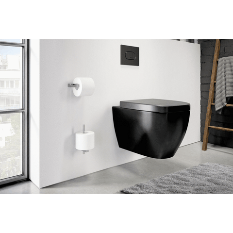Zack Carvo Brushed Stainless Steel Toilet Roll Holder 40480