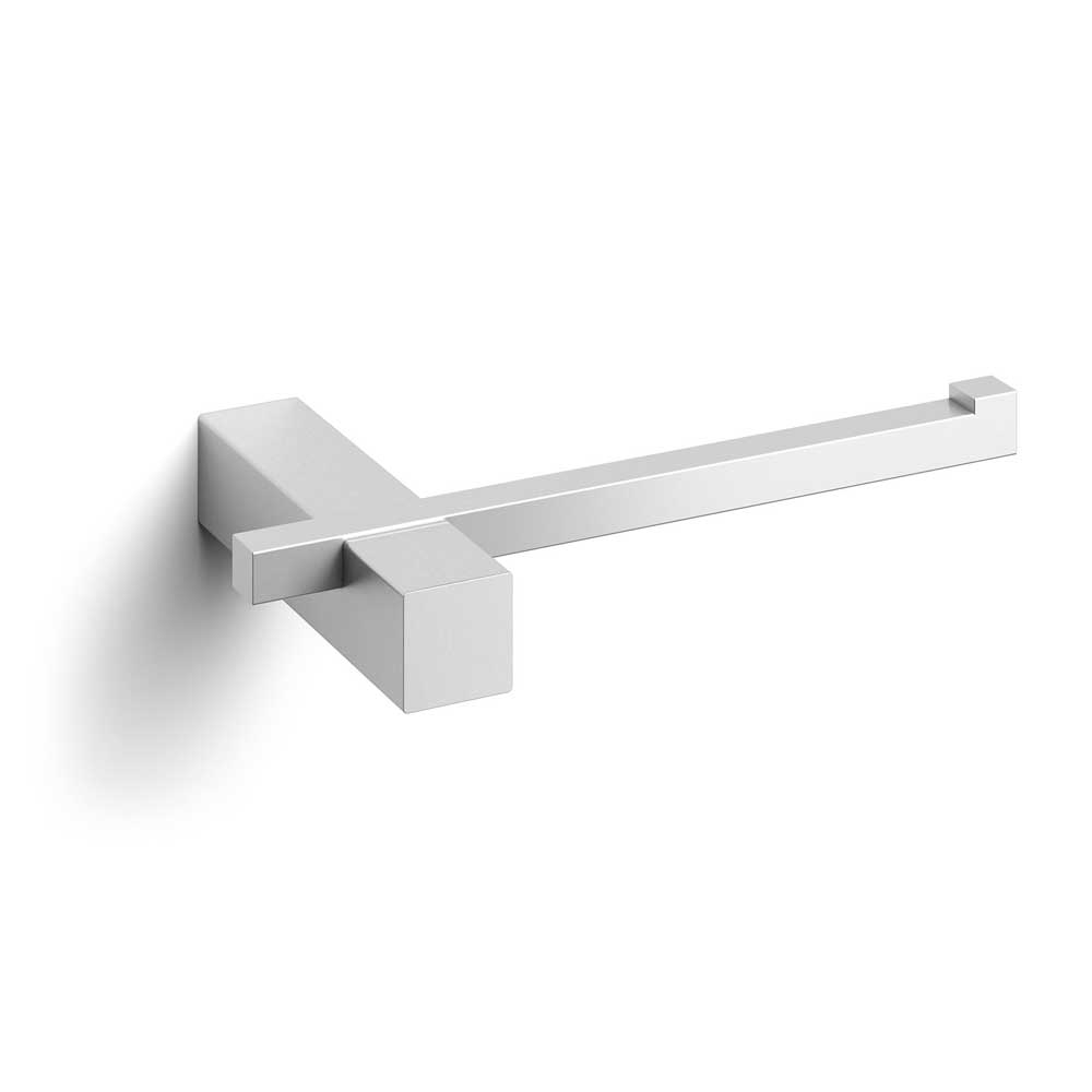 Zack Carvo Brushed Stainless Steel Toilet Roll Holder 40480