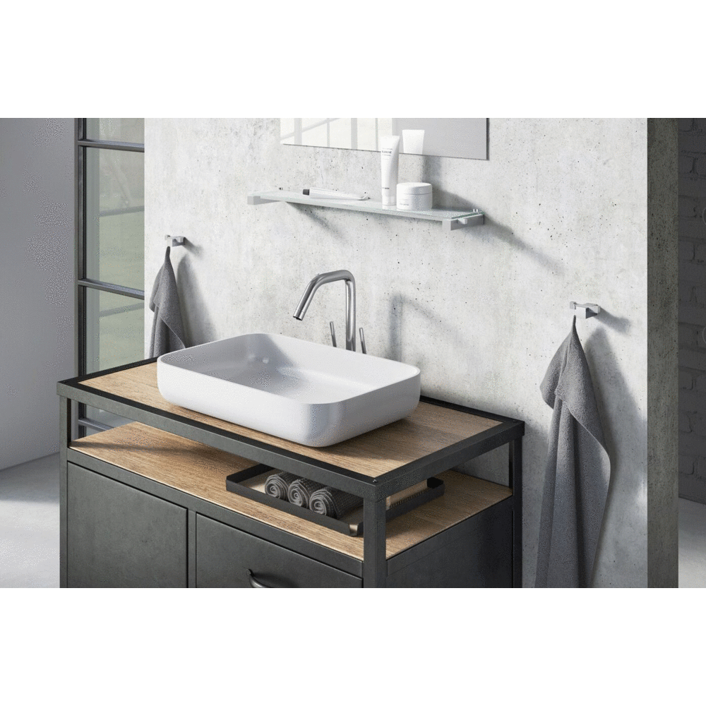Zack Carvo Brushed Stainless Steel Double Towel/Robe Hook 40484