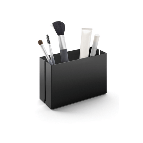 Zack Potes 15 cm Black Stainless Steel Makeup Utensil Box 40535