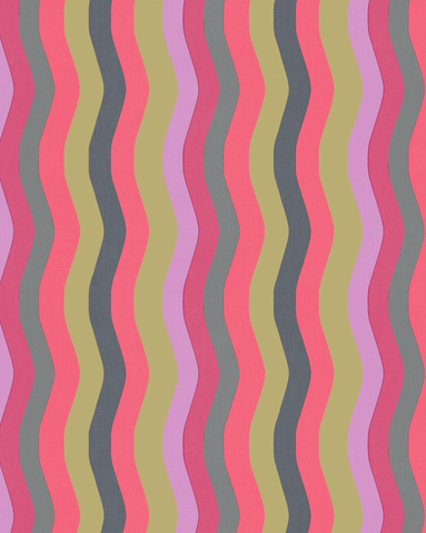 Wavy Stripe Wallpaper