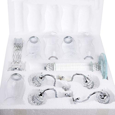London Boutique Crystal Candelabra Tea Light Candle Holders 5 Arms Decorative with swarovski crystal elements Gift Present (5 Arms)