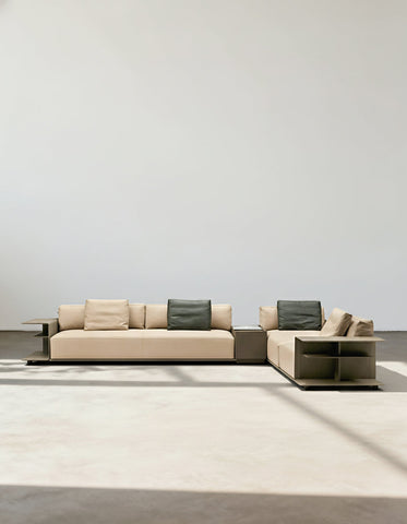 Myers Five Seater Corner Sofa, With Storage, L Shape Modular Sofa