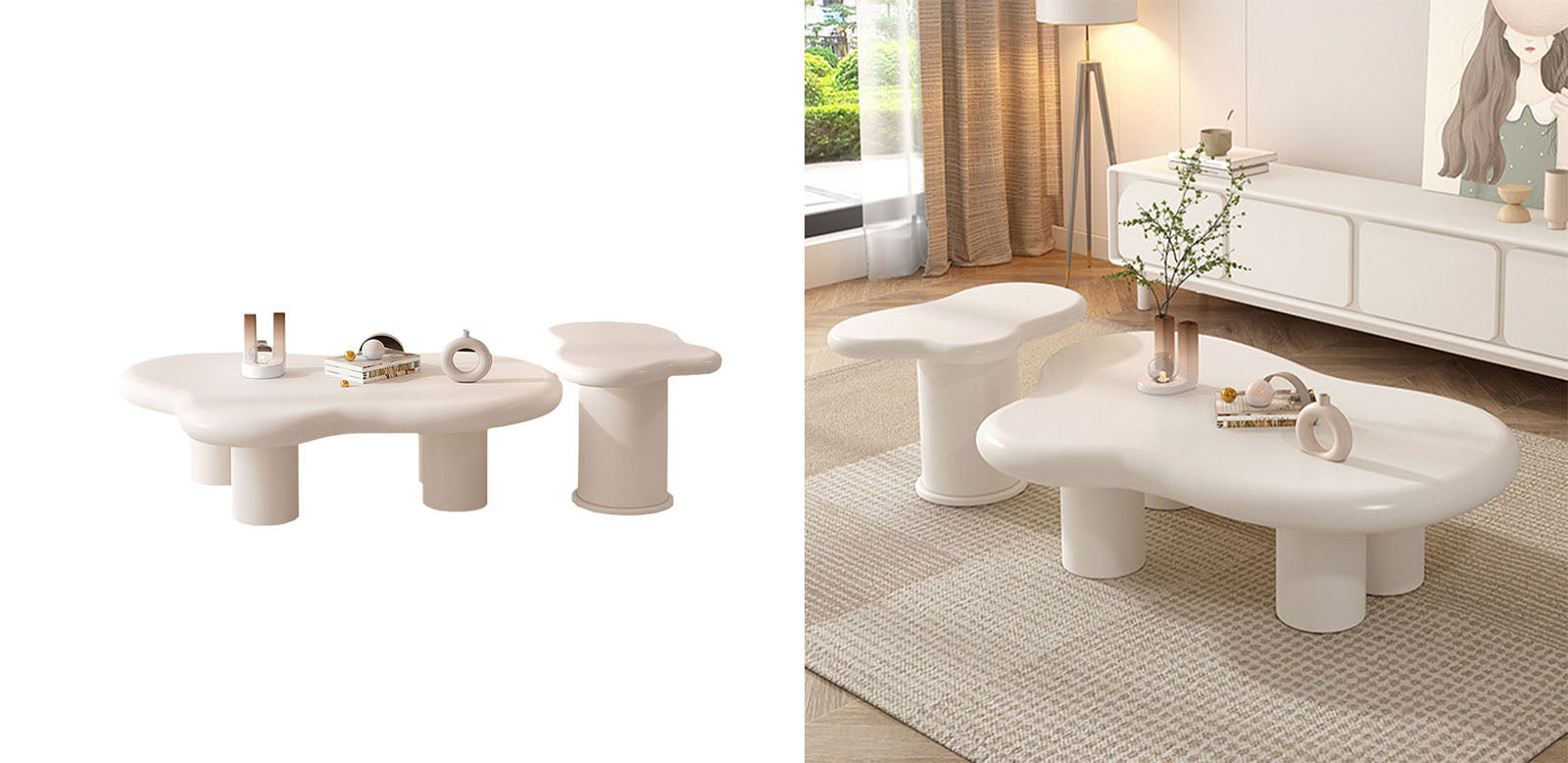 Leilani Living Room Set, Leilani Stylish Coffee Table