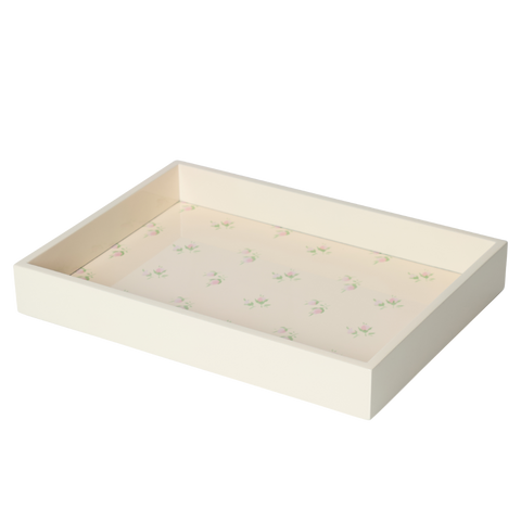 Domenica Marland x Yolke Rosebud Breakfast Tray in Cream