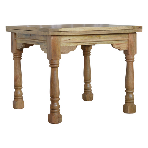 Artisan Furniture Solid Mango Wood Granary Butterfly Dining Table