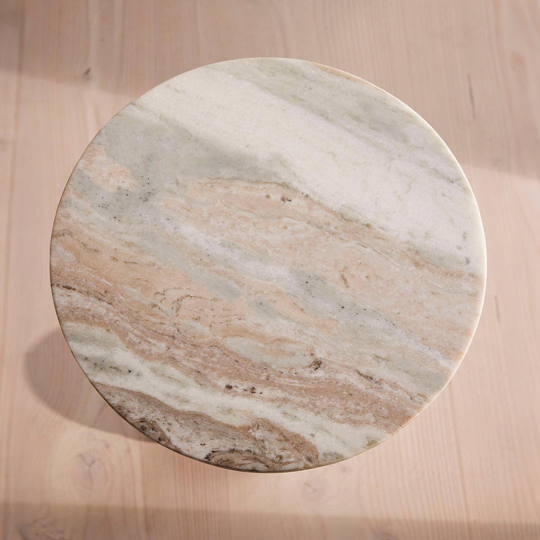 Tarantino Side Table, Marble
