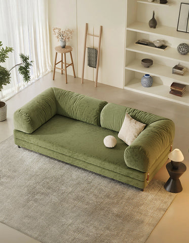 Kimura Two Seater Sofa Bed, Backrest Washable, Corduroy