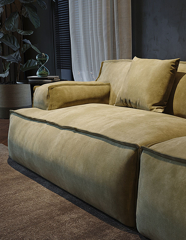 Zephyrine Bean Bag Modular Sofa, Two Seater Sofa