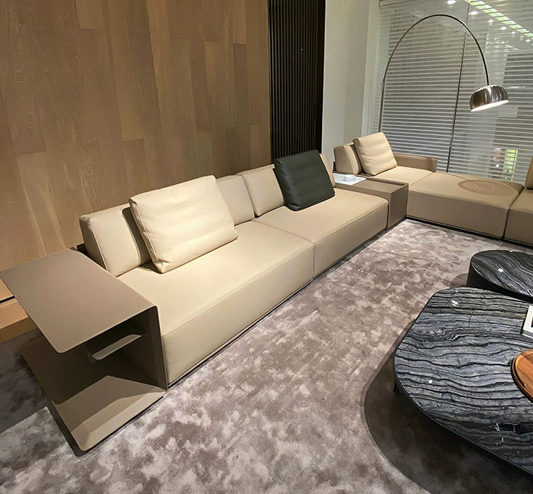 Myers Five Seater Corner Sofa, With Storage, L Shape Modular Sofa