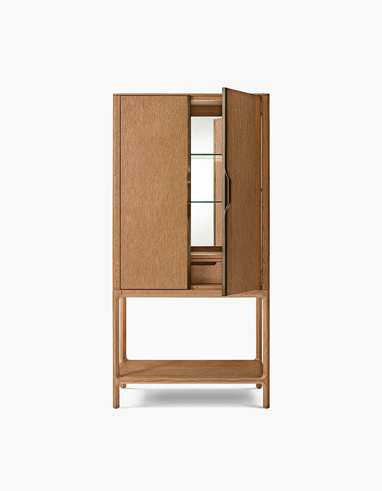 Sethi Wine Sideboard, Solid Wood