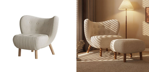 SweetHome Winni Armchair, Boucle