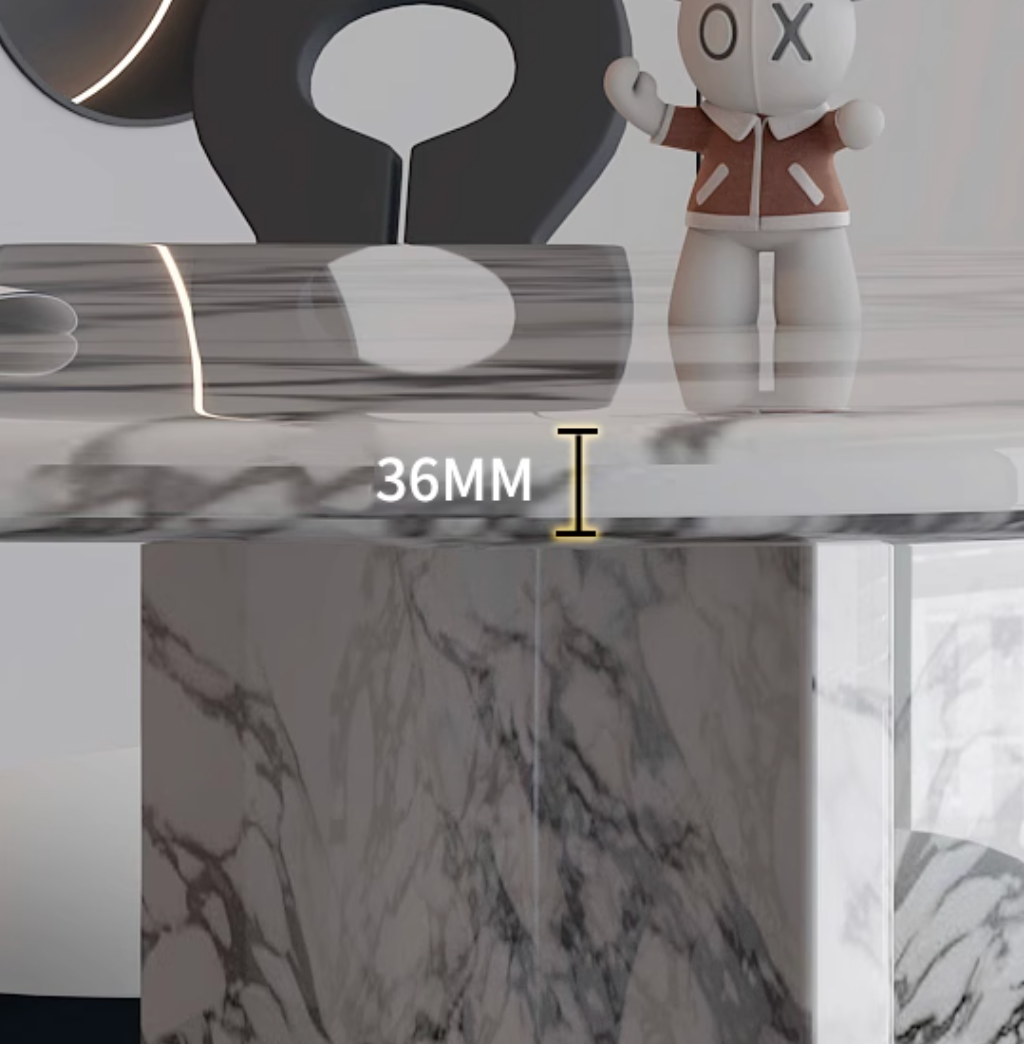 Gillian Dining Table, Marble