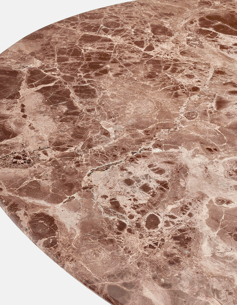 Darcy Round Dining Table, Marble 200cm (clearance)