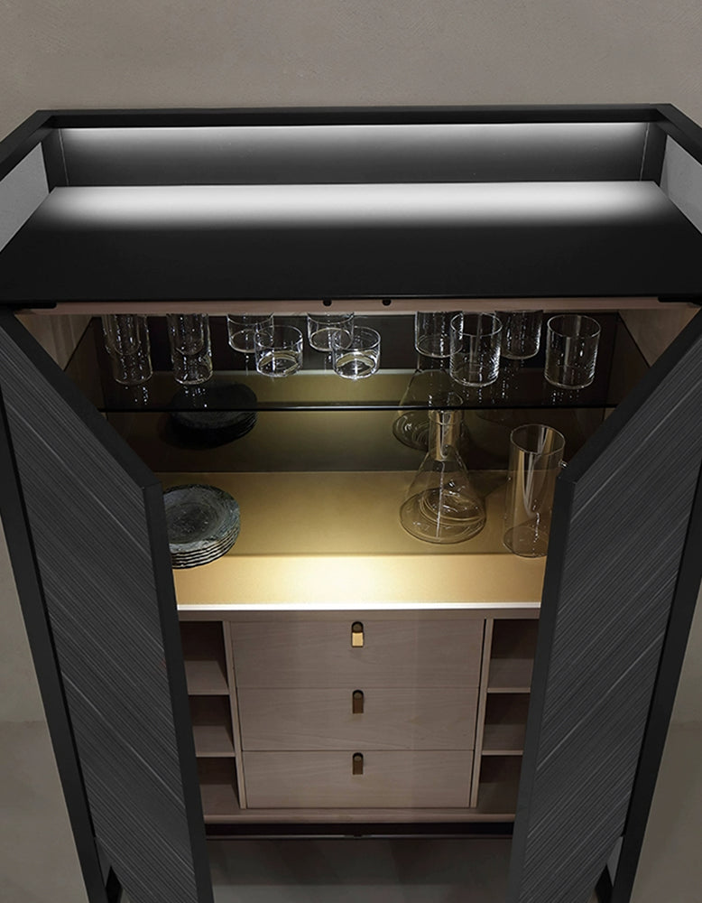 Nouri Sideboard, Wine Storage With Two Doors