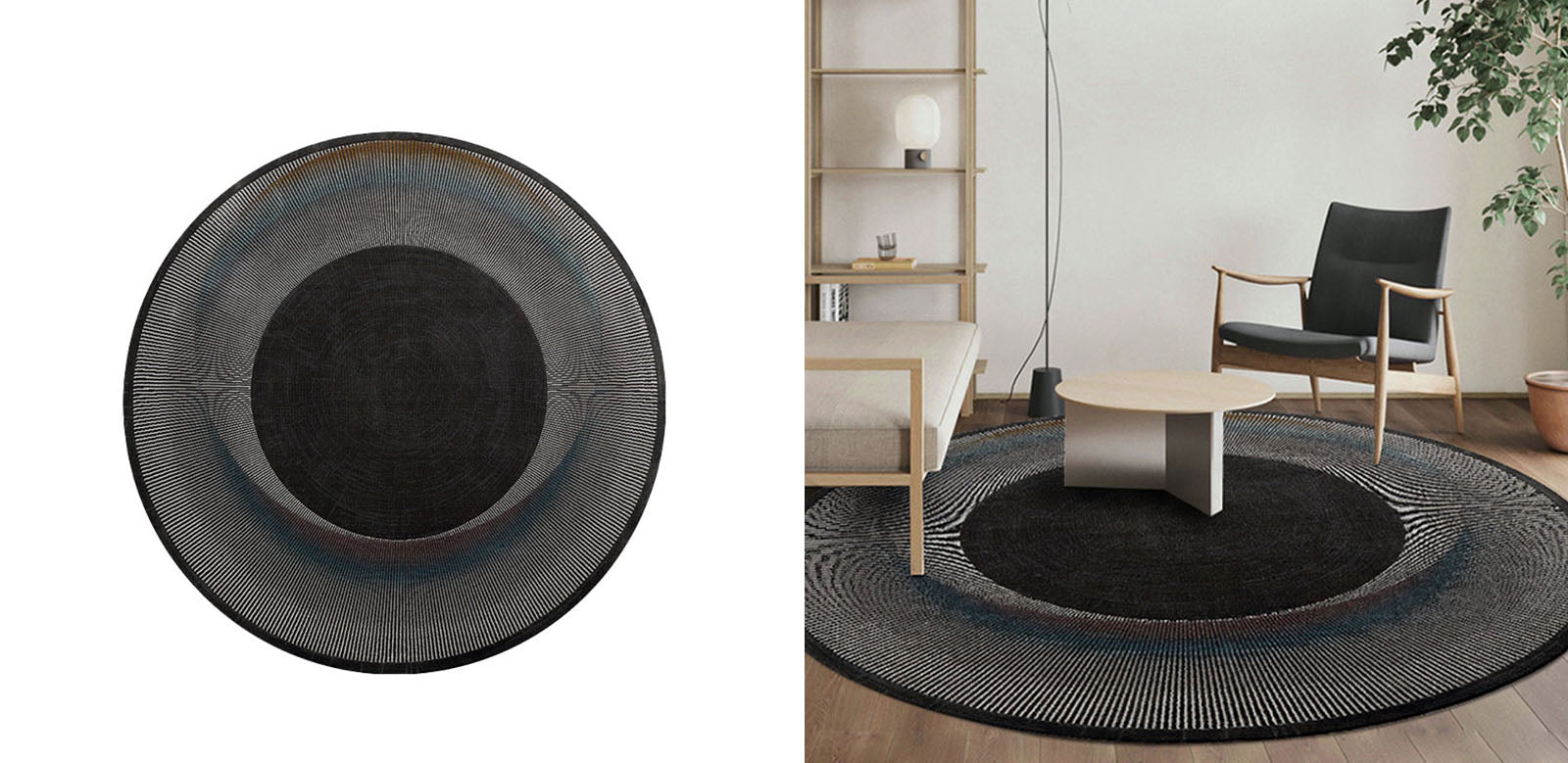 Etaoline Round Living Room Rug, Various Styles Available