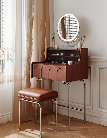 Luciana Slimline Dressing Table With Mirror