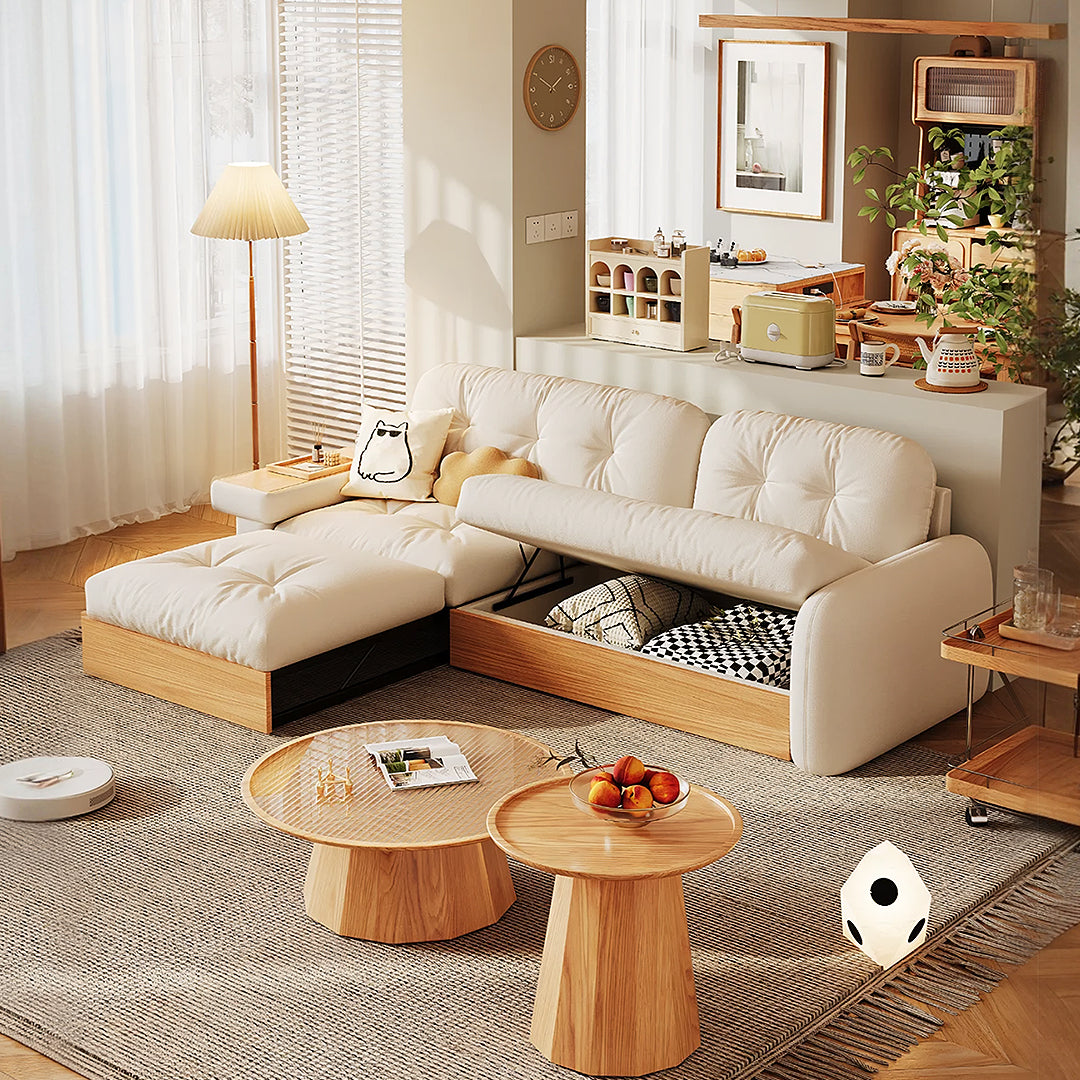 Caballero Three Seater Corner Sofa Bed, Three Seater Sofa, Leathaire