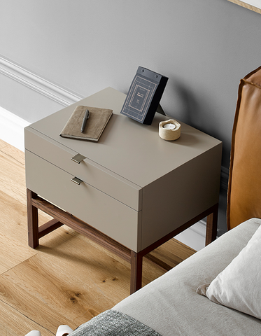 Eurydice Bedside Table, Retro Style