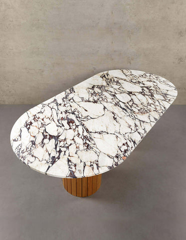 Ionescu Oval Dining Table, Marble
