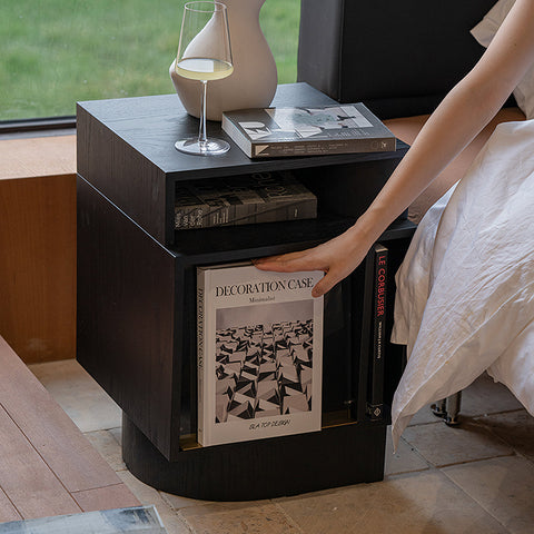 Chatterjee Bedside Table With Book Holder