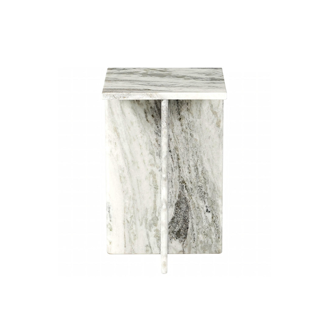 Karamchand Small Side Table, Marble