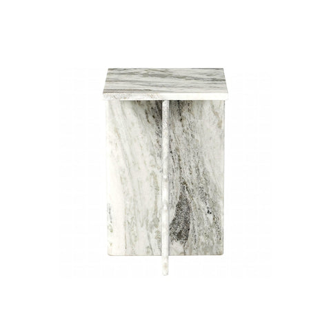 Karamchand Small Side Table, Marble