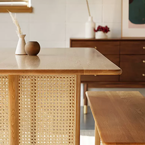 Leocadia Solid Wood Dining Table