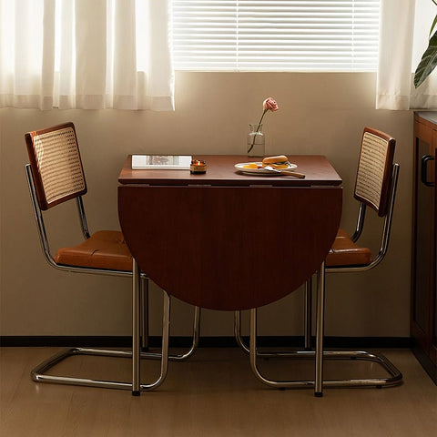 Tsvetkov Foldable Dining Table, Oval, Solid Wood