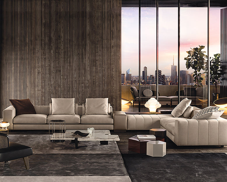 Yamamoto Three Seater, Four Seater, Four Seater Corner Sofa, Real Leather