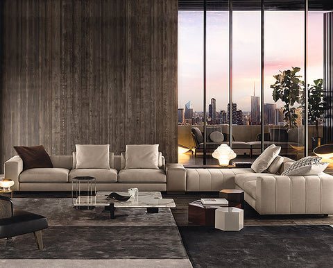 Yamamoto Three Seater, Four Seater, Four Seater Corner Sofa, Real Leather
