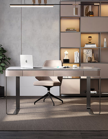 Hanna Office Desk, Sintered Stone