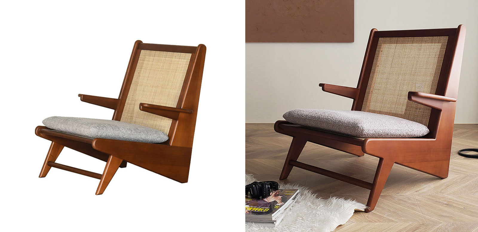Samantha Armchair, Wooden