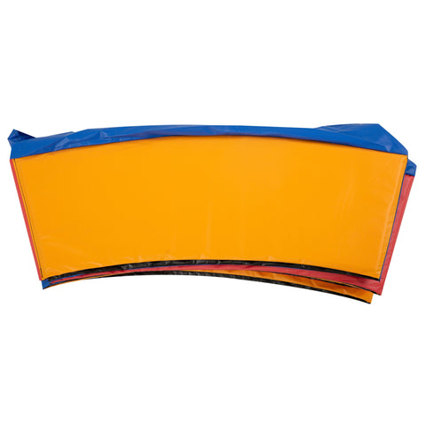 HOMCOM 12FT Replacement Trampoline Pad Thick Foam Safety Φ366cm Spring Cover Bounce Padding - Multi Coloured