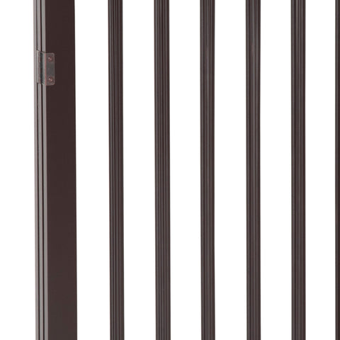 PawHut 3 Panel Stair Gate Foldable Dog Door Gate Indoor Free Standing Safety Gate Pet Barrier 76cm Height